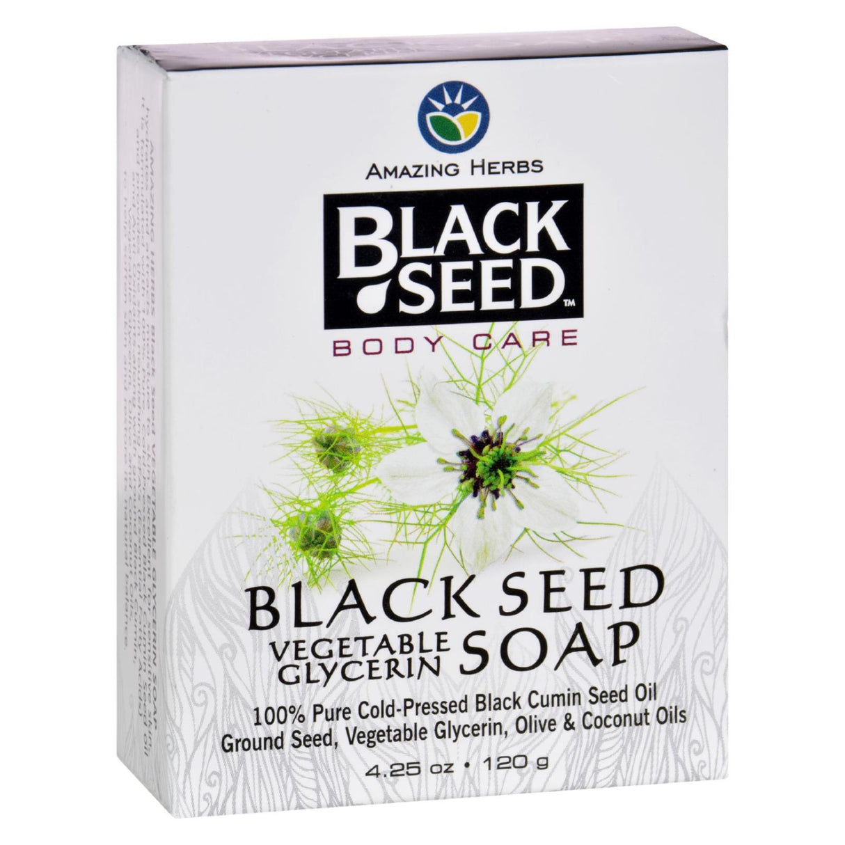 Black Seed Glycerin Vegetable Bar Soap (4.25 Oz. Pack) - Cozy Farm