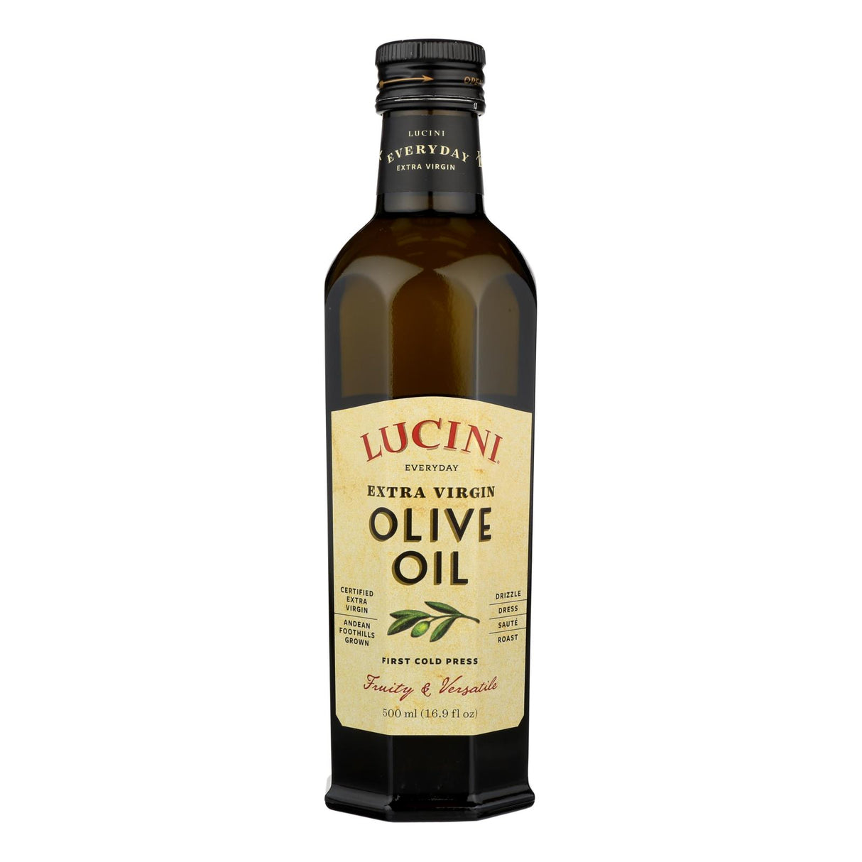 Lucini Italia Select Extra Virgin Olive Oil (6 Pack - 17 Fl Oz.) - Cozy Farm