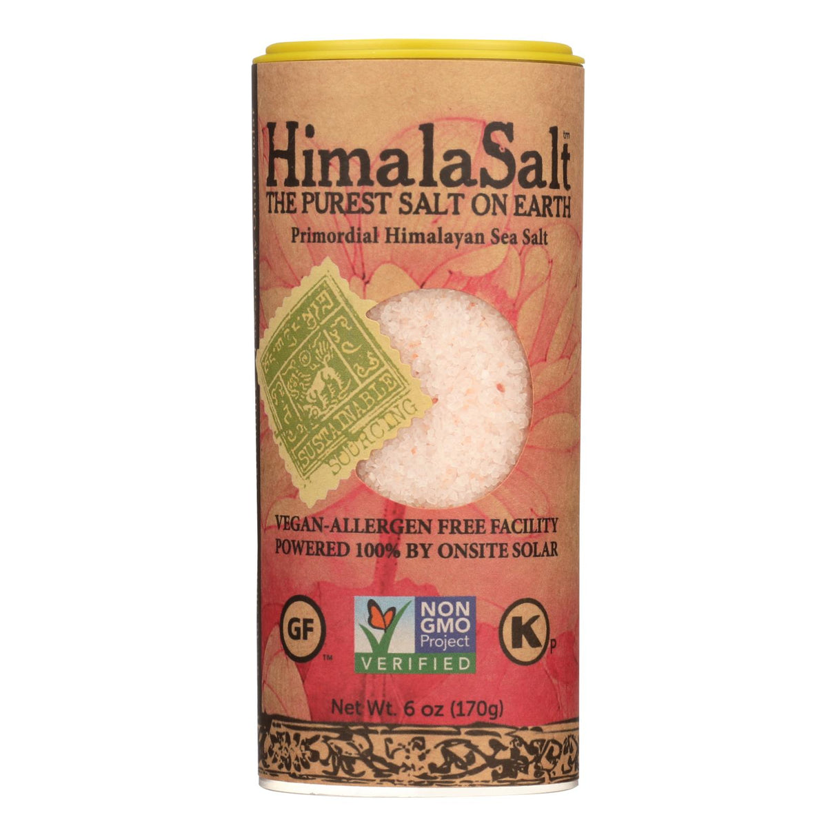 Himalayan Primordial Sea Salt, Fine Grain, 6 oz Shaker (Pack of 6) - Cozy Farm