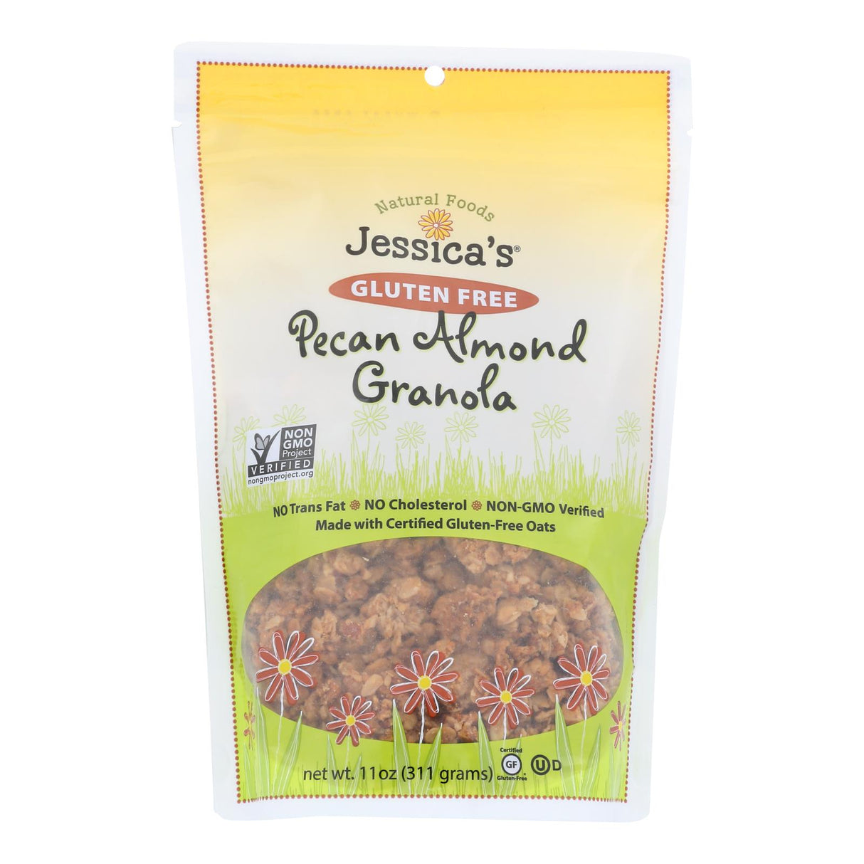 Jessica's Gluten-Free Pecan Almond Granola - Pack of 12 (11 Oz. Each) - Cozy Farm