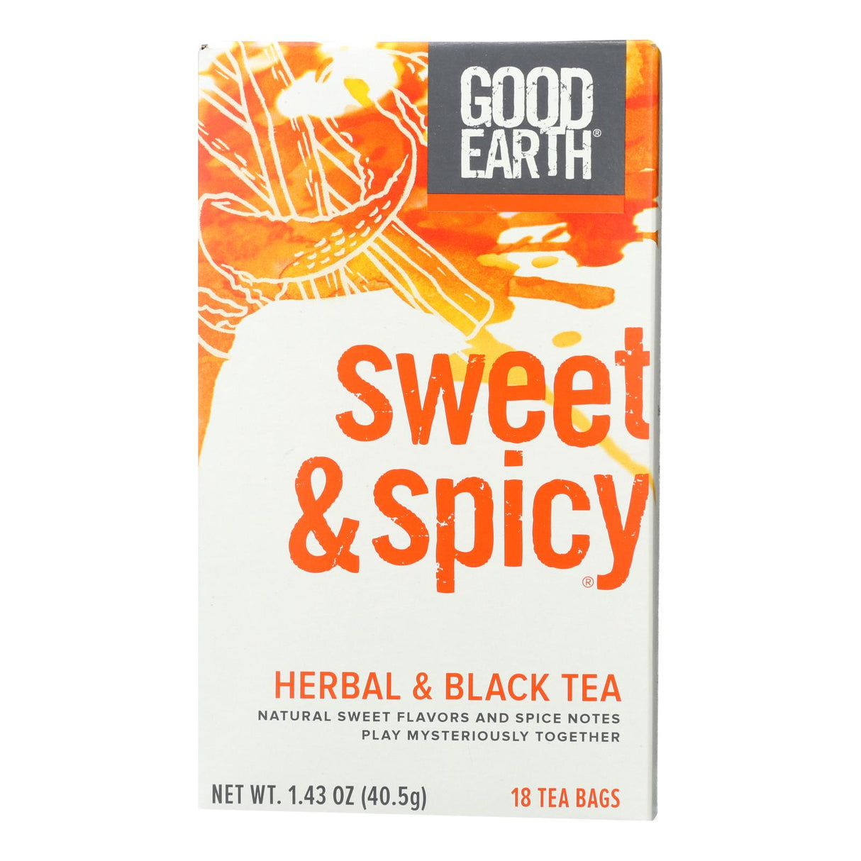 Good Earth Sweet 'n Spicy Black Tea, 18 ct (6 Pack) - Cozy Farm