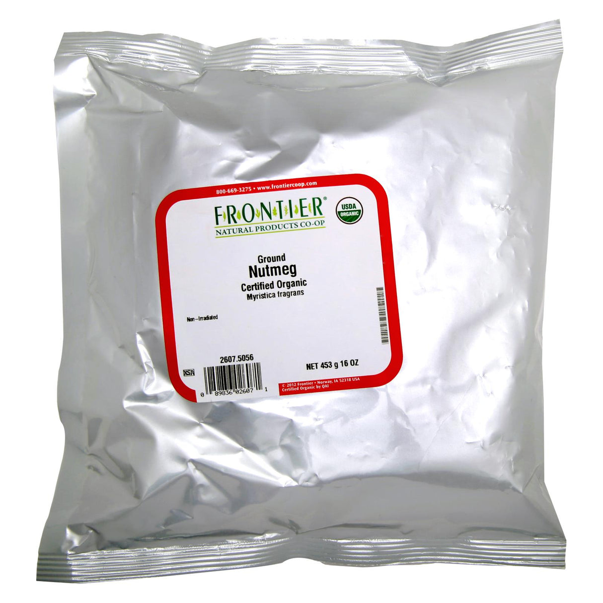 Frontier Herb Single Bulk Organic Ground Nutmeg, 1lb - Cozy Farm