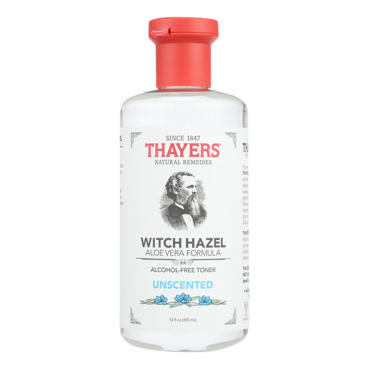 Thayers Witch Hazel with Aloe Vera | Alcohol-Free & Unscented | Hydrating Toner for Sensitive Skin | 12 Fl Oz - Cozy Farm