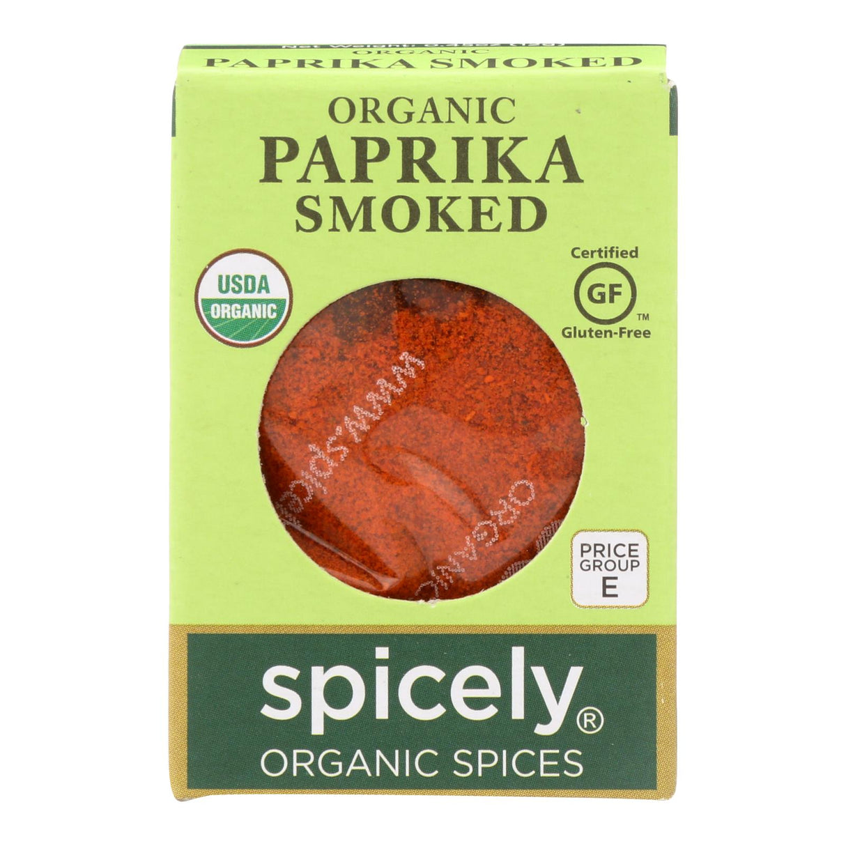 Spicely Organics Smoked Paprika, USDA Organic, Spice Seasoning Blend, Pack of 6 - 0.45 Oz. - Cozy Farm