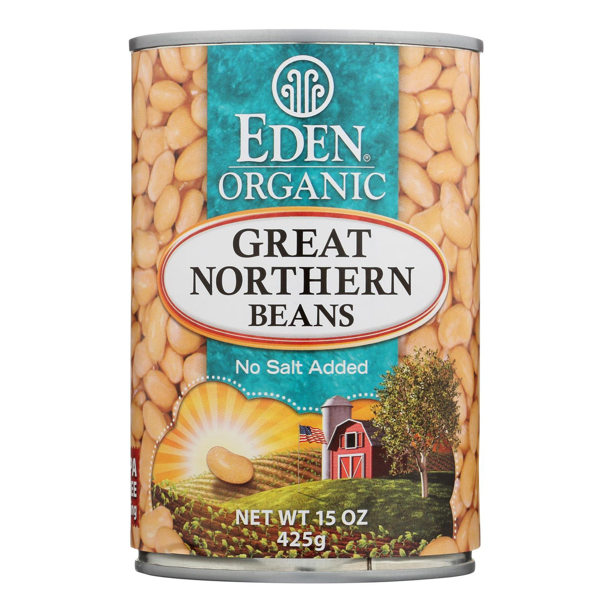 Eden Organic Great Northern Beans (Pack of 12 - 15 Oz.) - Cozy Farm