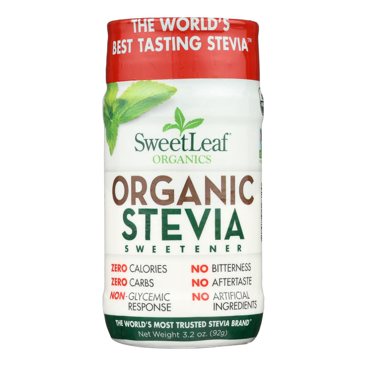 Sweet Leaf Organic Calorie-Free Stevia Sweetener, 3.2 Oz. - Cozy Farm
