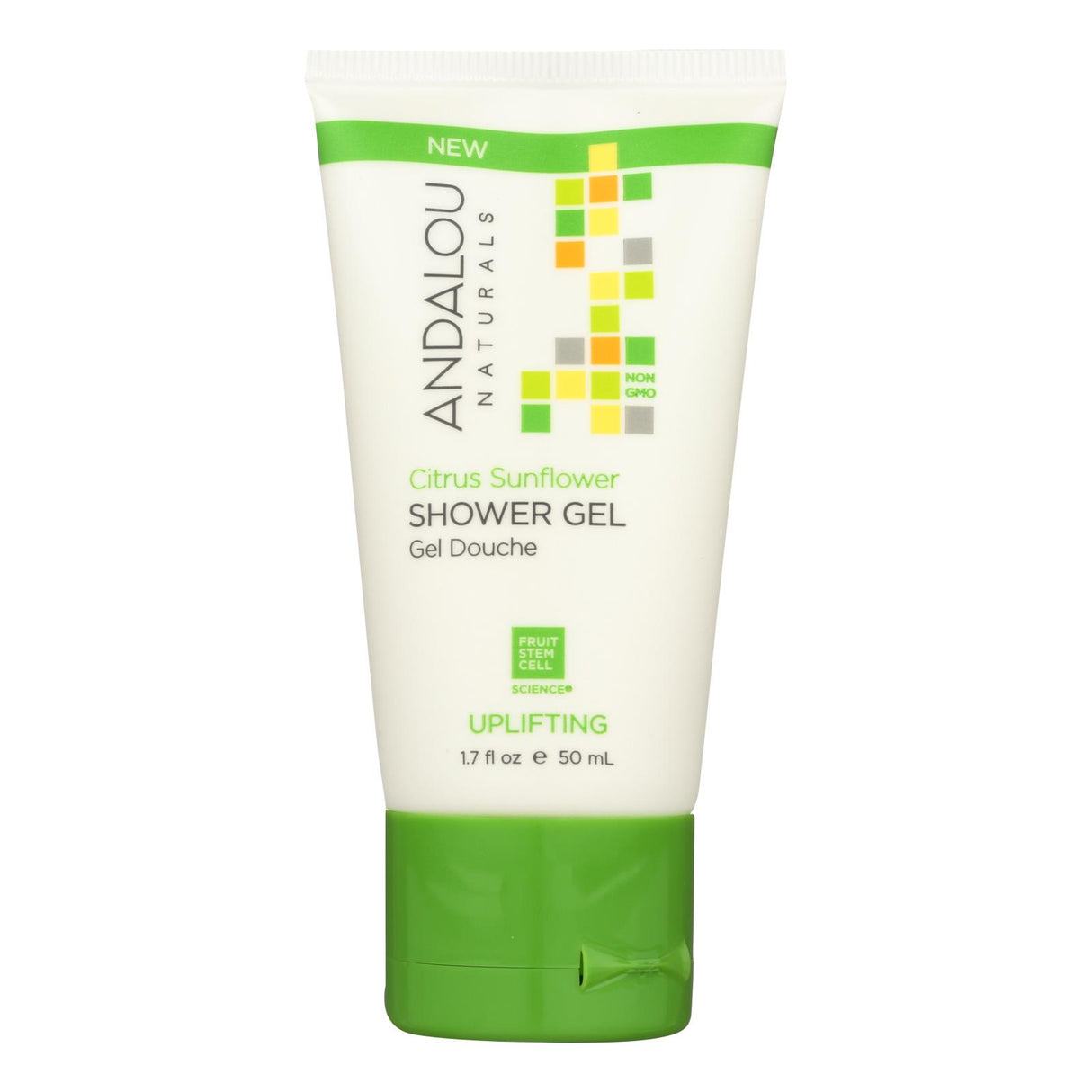 Andalou Naturals Shower Gel Citrus Sunflower Essential Oil Rich (Pack of 6) - 1.7 Fl Oz. - Cozy Farm