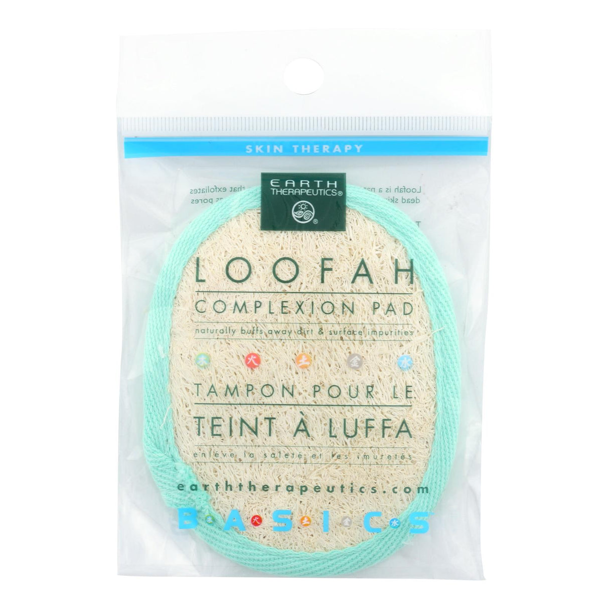 Earth Therapeutics Loofah Complexion Pad - 1 Pad - Cozy Farm