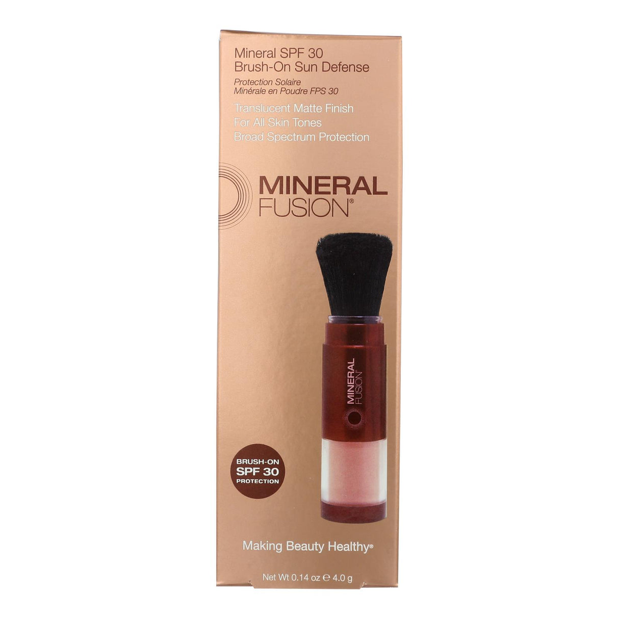 Mineral Fusion - Mineral Brush-On Sun Defense SPF 30 - 0.14 oz - Cozy Farm