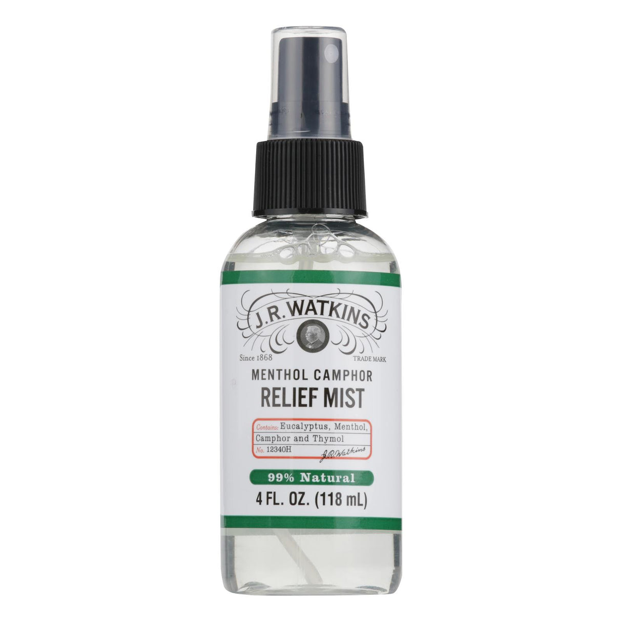 J.R. Watkins Menthol Camphor Relief Mist, 4 Oz. - Cozy Farm
