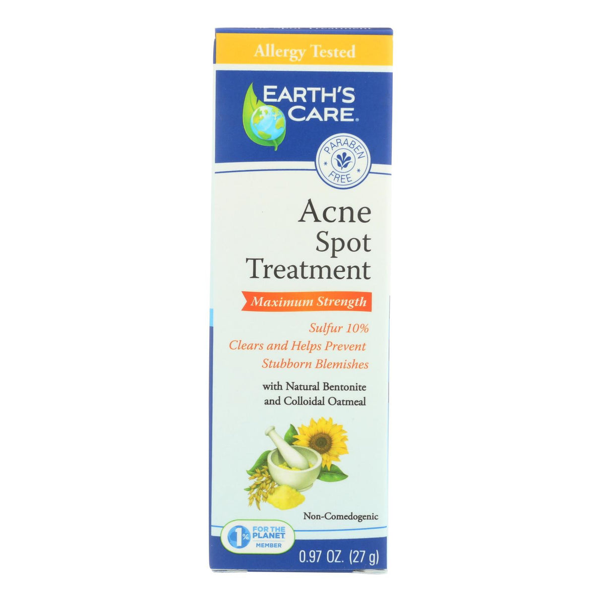 Earth's Care Acne Spot Treatment Solution (0.97 Oz.) - Cozy Farm