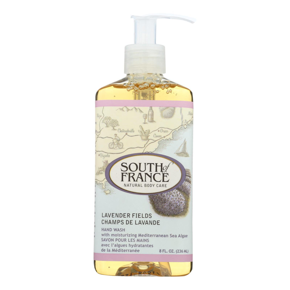 South Of France Lavender Fields Hand Wash, 8 Oz - Cozy Farm