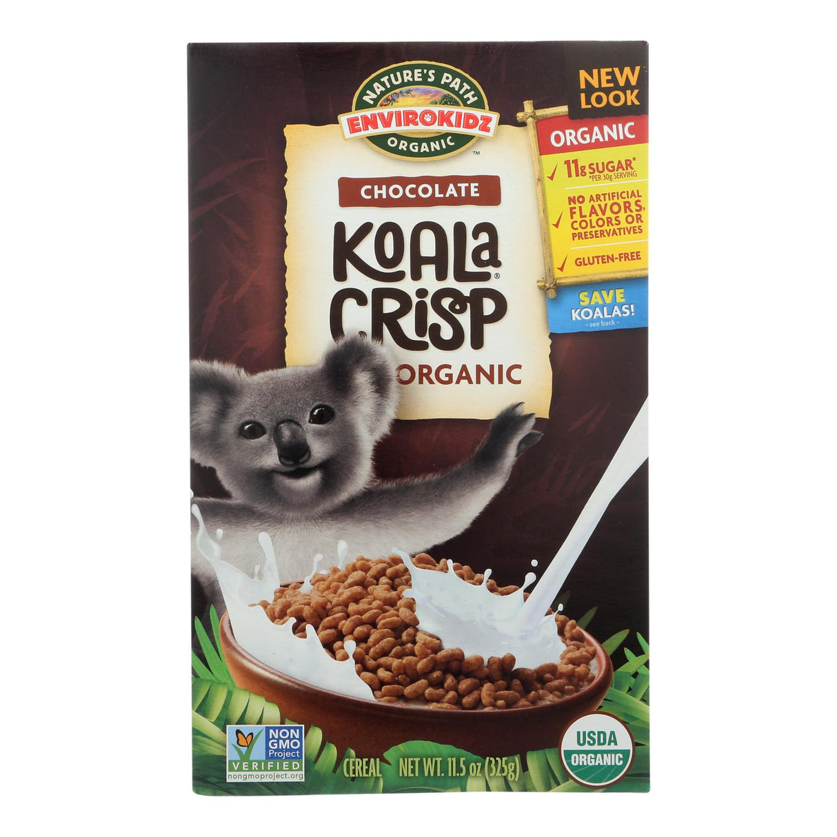 Envirokidz Koala Crisp: Organic and Crunchy (Pack of 12) - 11.5 Oz. - Cozy Farm
