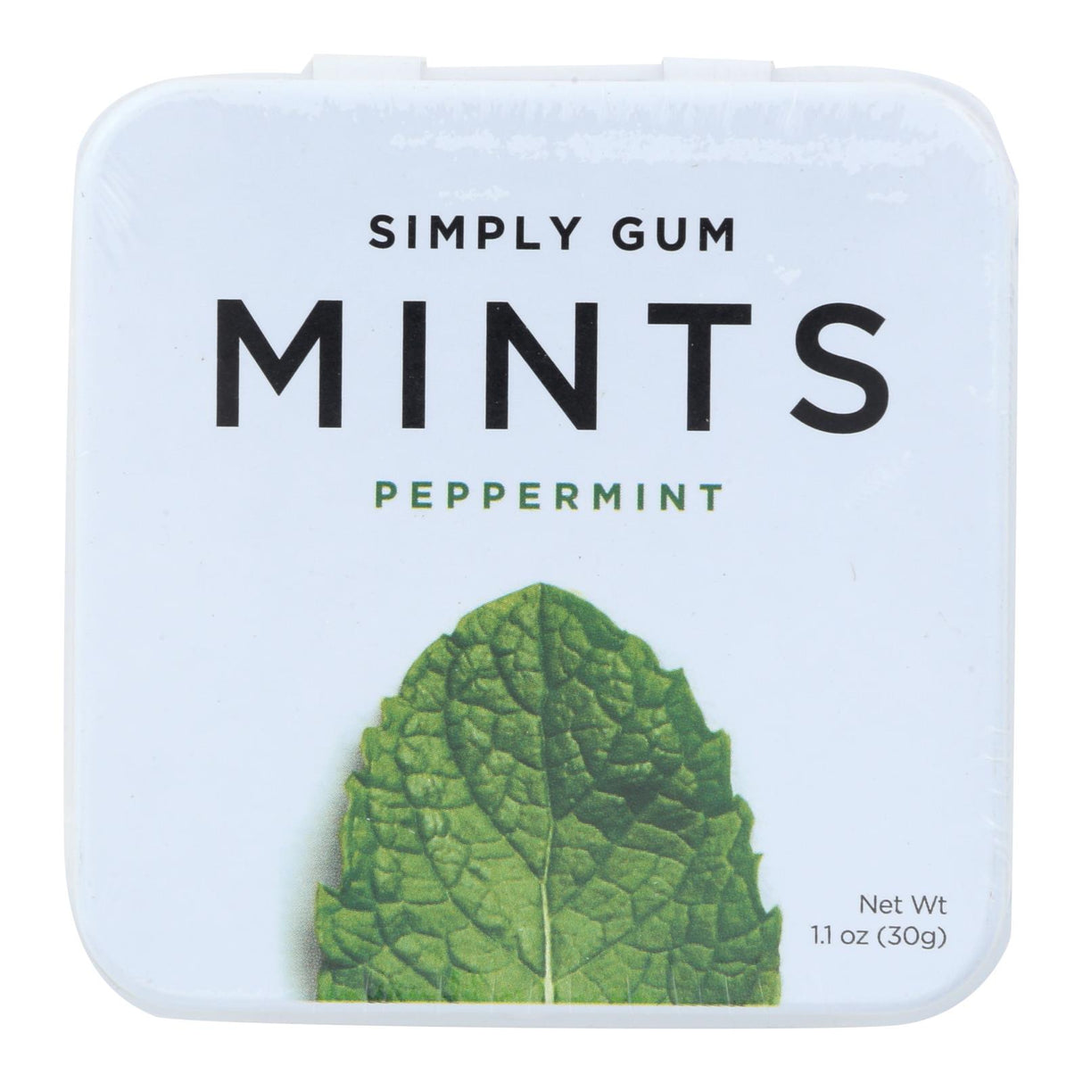 Simply Gum Mints, Peppermint Flavor, 30 Ct (Pack of 6) - Cozy Farm