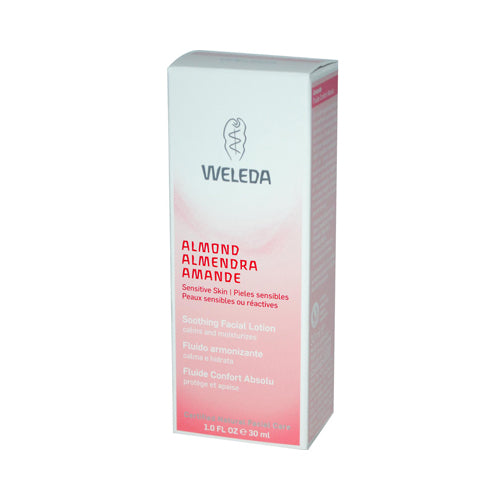 Weleda Almond Facial Lotion, Hydrating Face Cream for Dry Skin, 1 Fl Oz - Cozy Farm