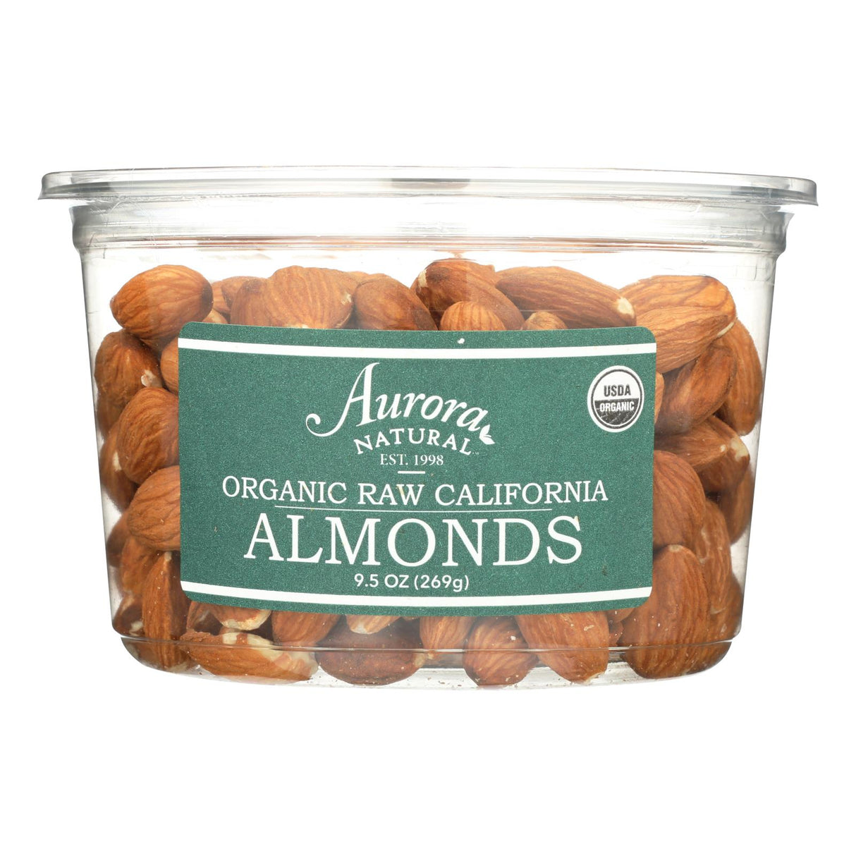 Aurora Natural Products Organic Raw California Almonds, 9.5 Oz (Pack of 12) - Cozy Farm