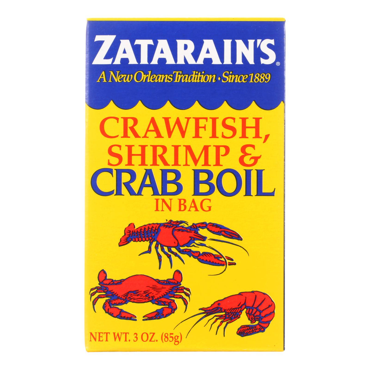 Zatarain's Dry Crab Boil (6-Pack of 3 Oz. Boxes) - Cozy Farm
