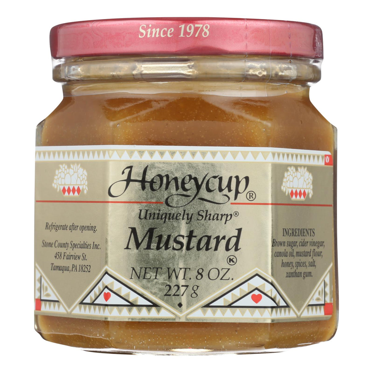 Honeycup Mustard (Pack of 6 - 8 Oz.) - Cozy Farm