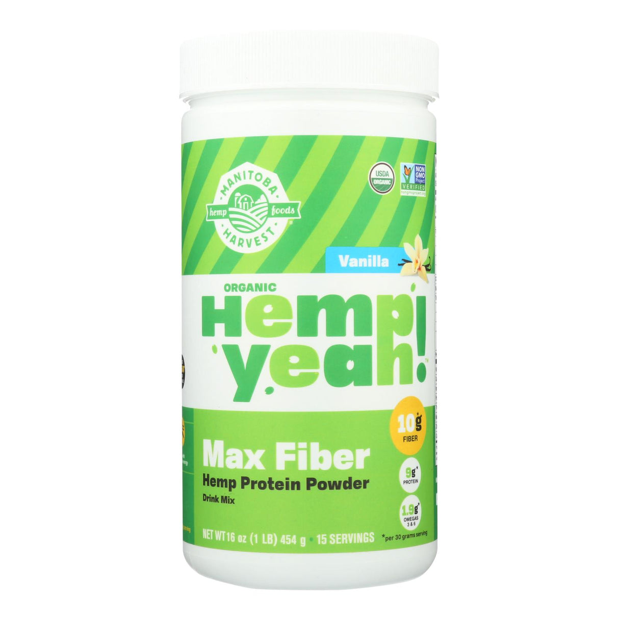 Manitoba Harvest Organic Hemp Protein Vanilla - 16 Oz. - Cozy Farm