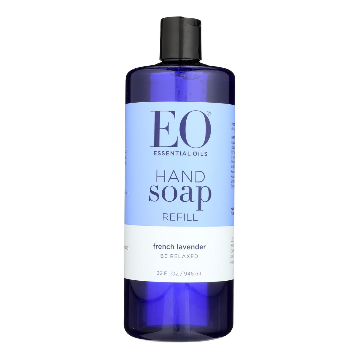 Eo Products - Liquid Hand Soap Refill - French Lavender (32 Fl Oz) - Cozy Farm