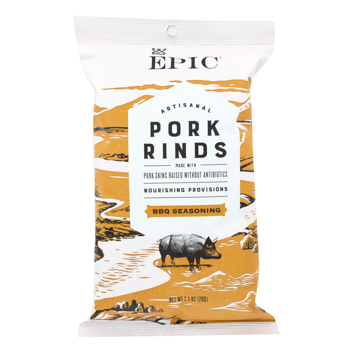 Epic Pork Rinds, Texas BBQ Seasoning, 12 Pack - 2.5 Oz. - Cozy Farm