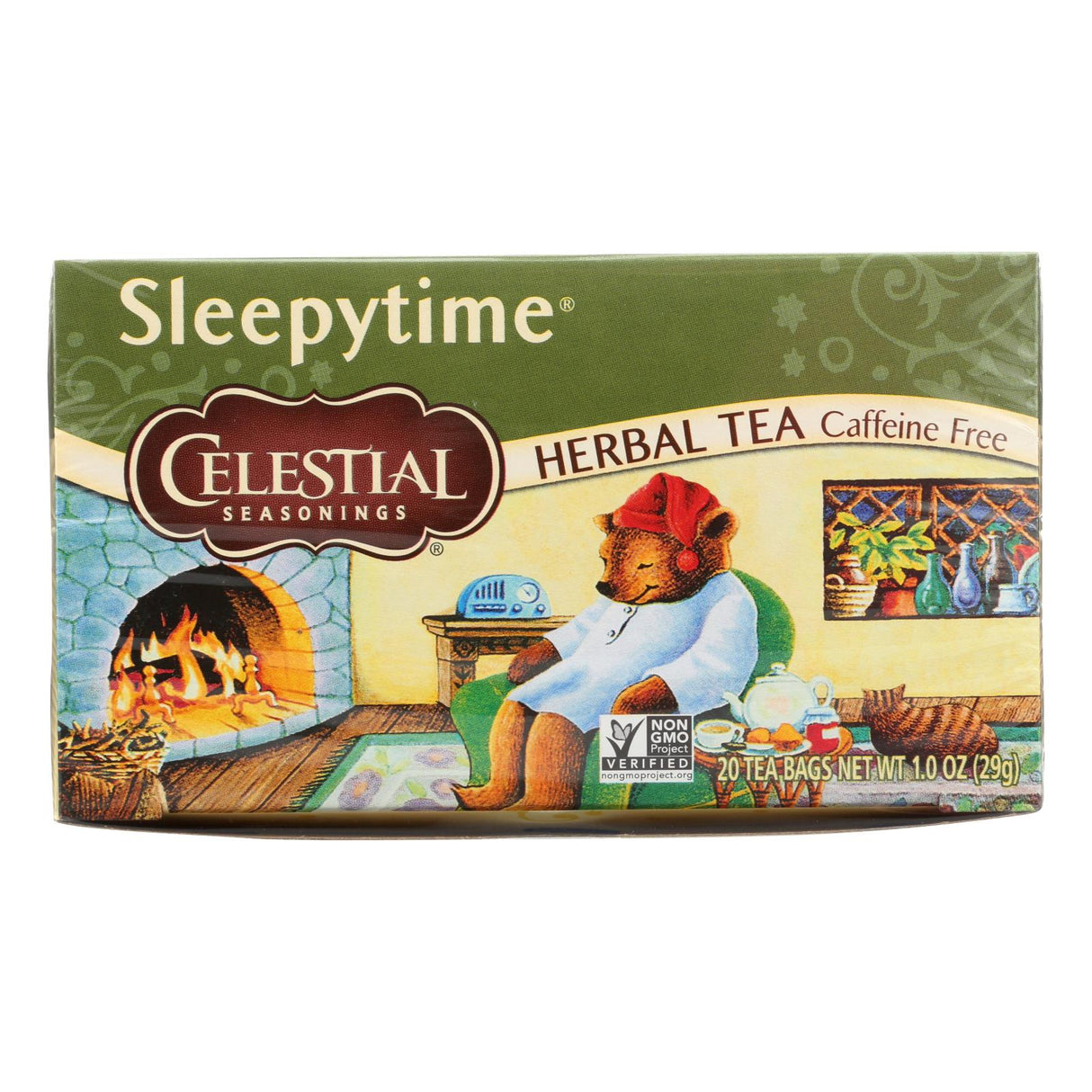 Celestial Seasonings Sleepytime Herbal Tea, Caffeine-Free (Pack of 6 - 20 Tea Bags) - Cozy Farm