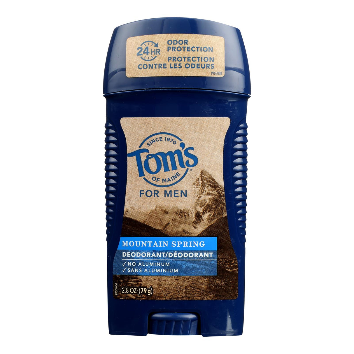 Tom's of Maine Mountain Spring Deodorant Stick for Men, 2.8 Oz (Pack of 6) - Cozy Farm