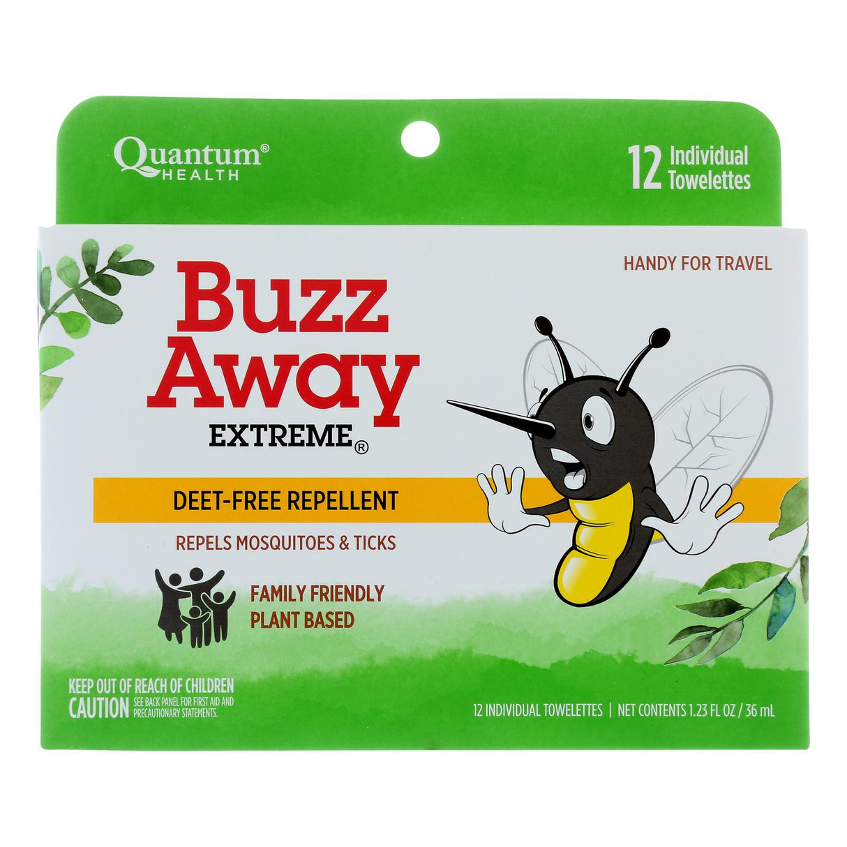 Buzz Away Towelettes, 12-Pack - Cozy Farm