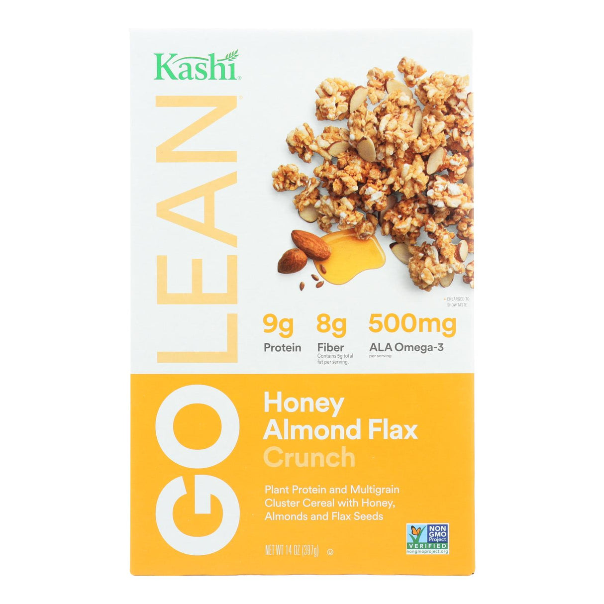 Kashi GoLean Crunch Honey Almond Flax Multigrain Cereal (14 Oz x 12) - Cozy Farm