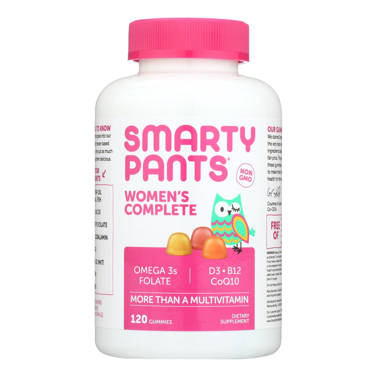 Smartypants Complete Women's Daily Multivitamin (120 Count) - Cozy Farm