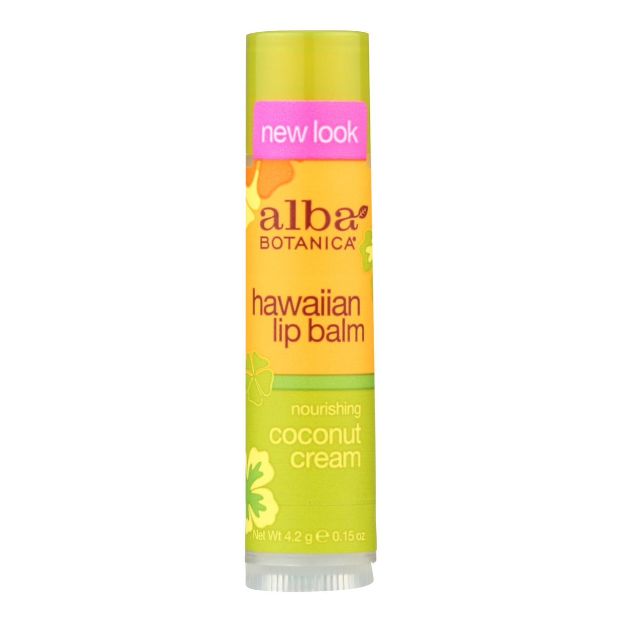 Alba Botanica Coconut Cream Lip Balm - Nourishing and Hydrating Lip Care (Pack of 24) - Cozy Farm