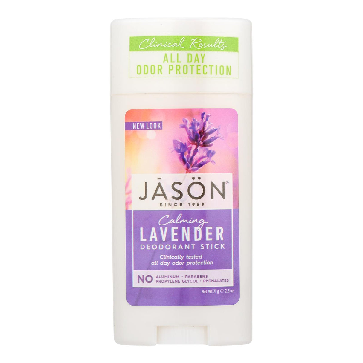 Jason Lavender Deodorant Stick, 2.5 Oz. - Cozy Farm