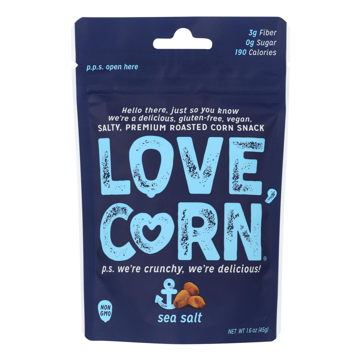 Love CornⓇ Premium Crunchy Corn Snack (12 Pack) 4 Oz - Cozy Farm