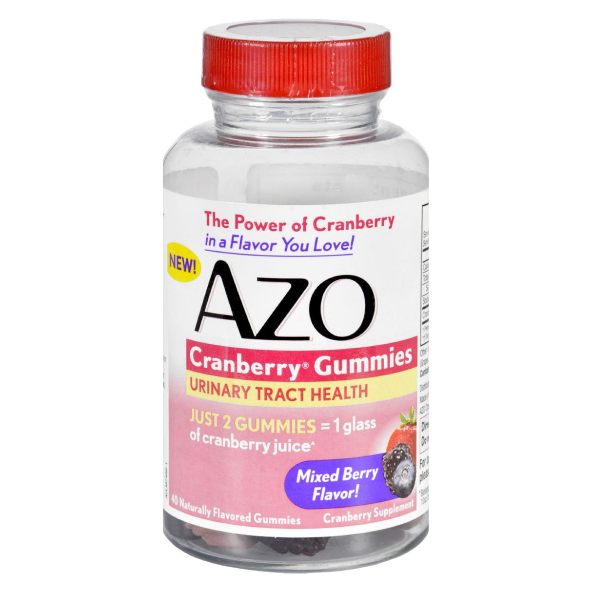 Azo Cranberry Gummies - 40 Count - Cozy Farm