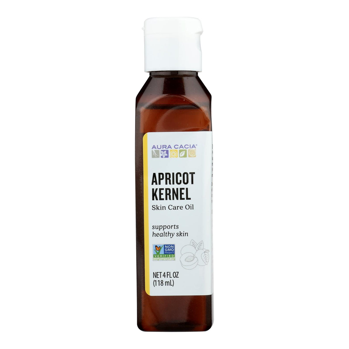 Aura Cacia Apricot Kernel Natural Skin Care Oil - 4 Fl Oz - Cozy Farm