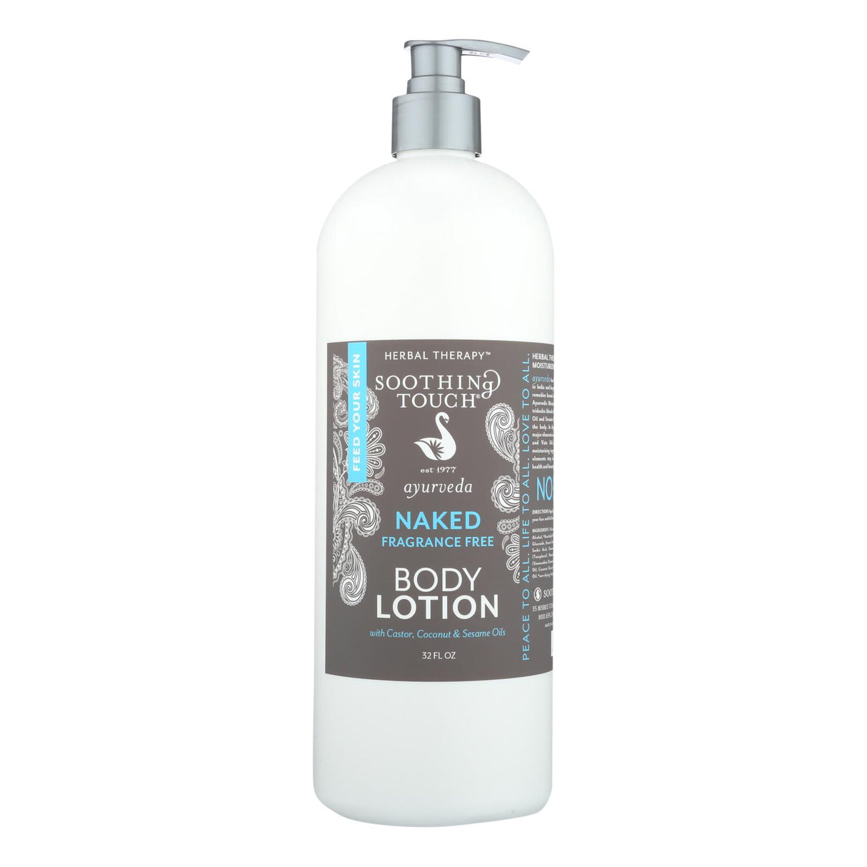 Soothing Touch Premium Naked Body Lotion, Healing Benefits, Refreshing 32 Fl Oz. - Cozy Farm