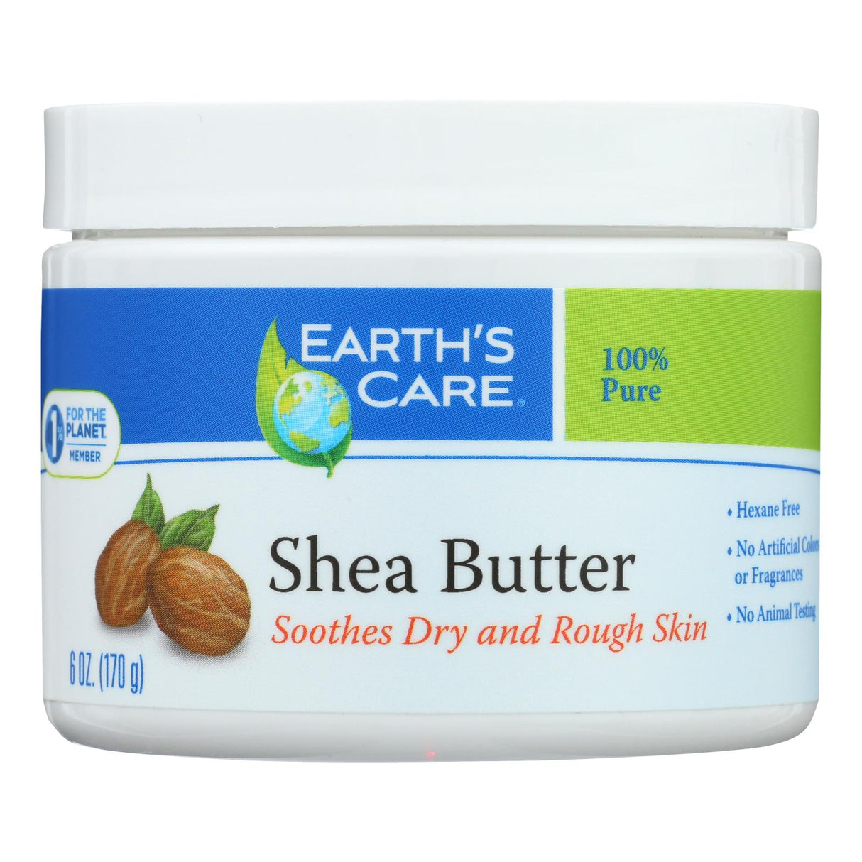 Earth's Care 100% Pure Natural Shea Butter - 6 Oz - Cozy Farm