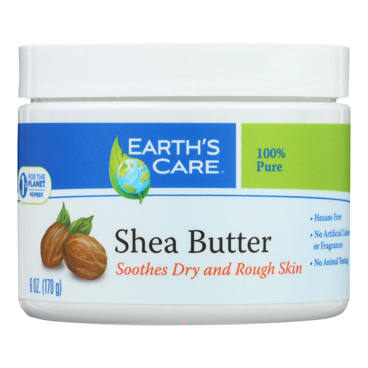 Earth's Care 100% Pure Natural Shea Butter - 6 Oz - Cozy Farm 