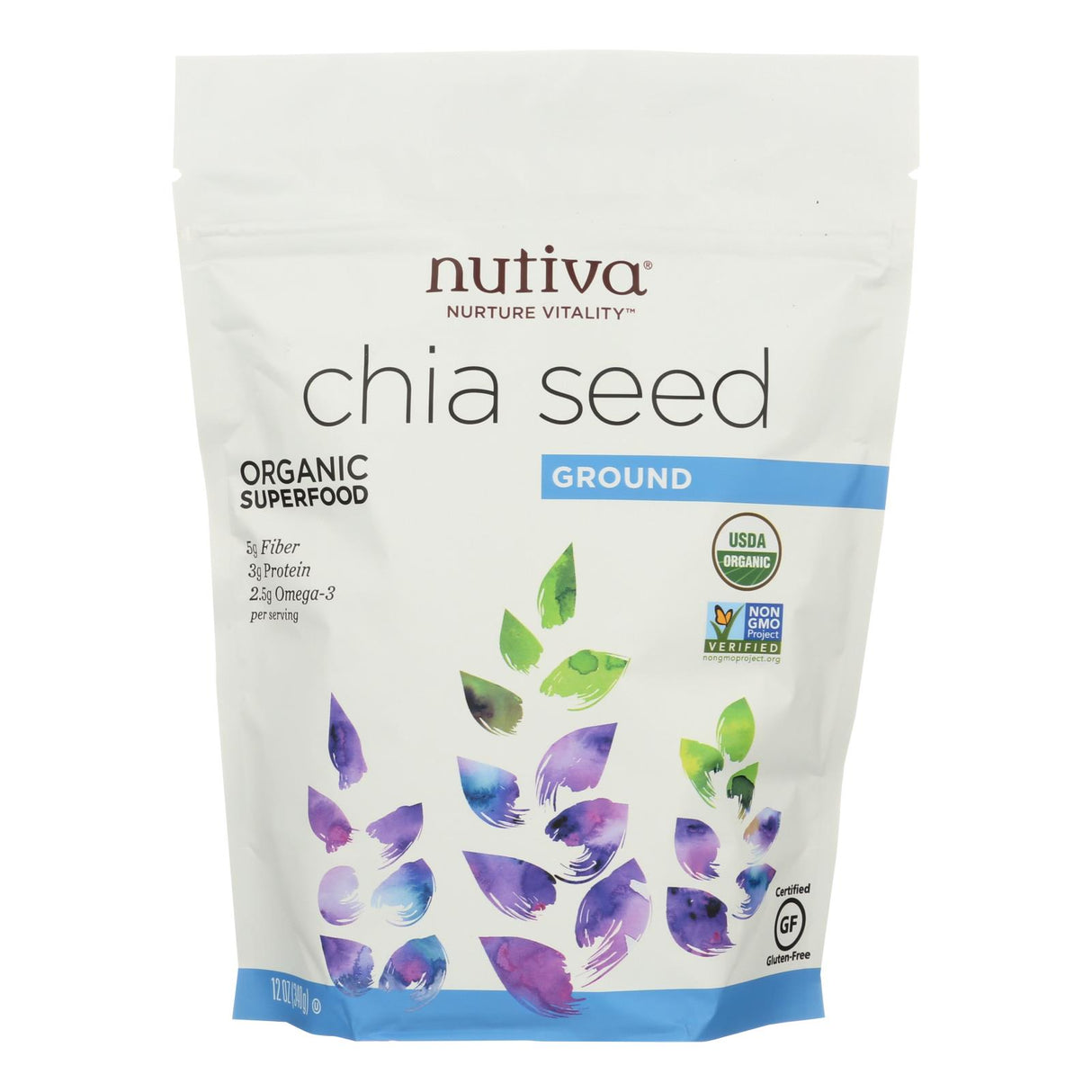 Nutiva Organic Milled Chia Seeds, 14 Oz. - Cozy Farm