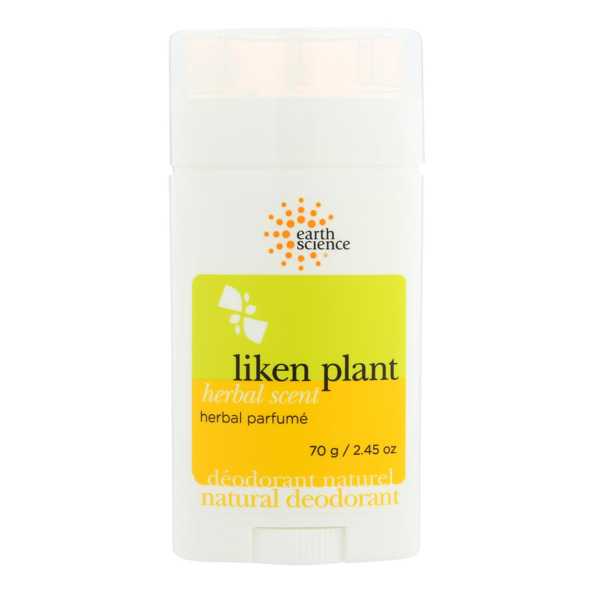 Earth Science Liken Plant Natural Deodorant - Herbal Parfume, 2.5 Oz - Cozy Farm