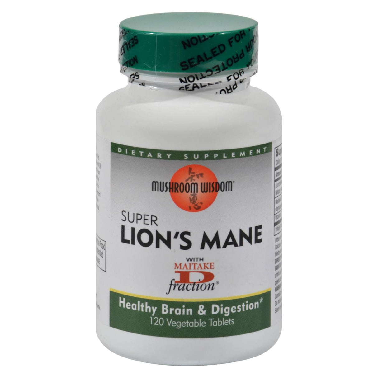 Lion's Mane 120 Vegetable Capsules by Mushroom Wisdom - Cozy Farm