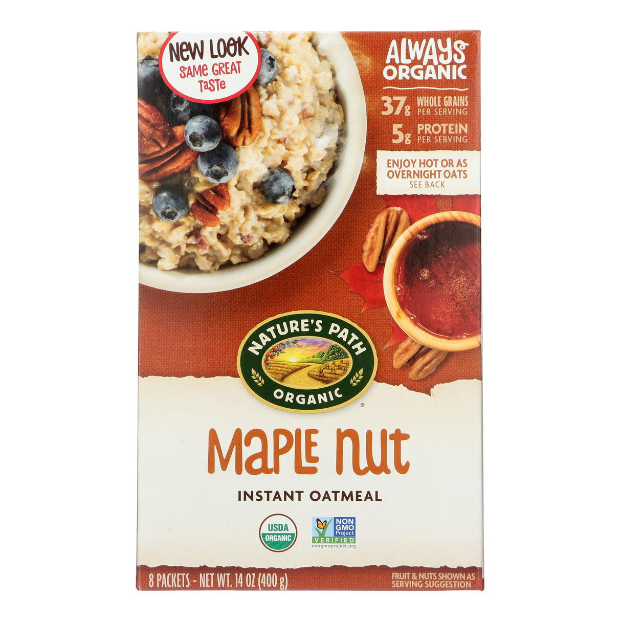 Nature's Path Maple Nut Hot Oatmeal, 6 Pack, 14 Oz Bags - Cozy Farm