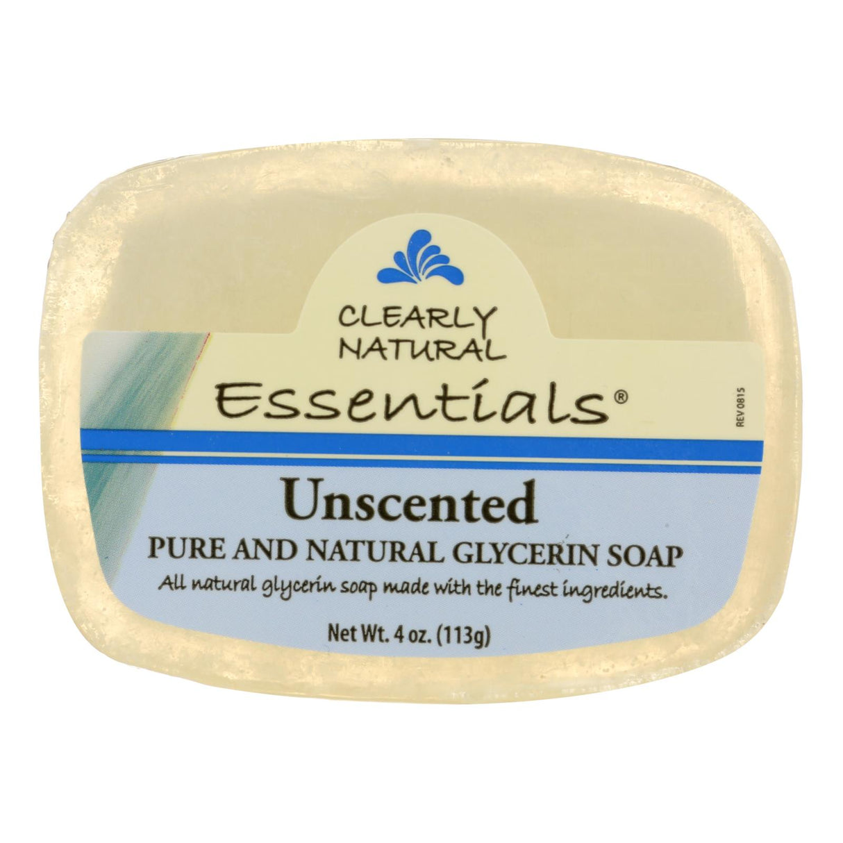 Clearly Natural Glycerin Bar Soap - Unscented, 4 Oz - Cozy Farm
