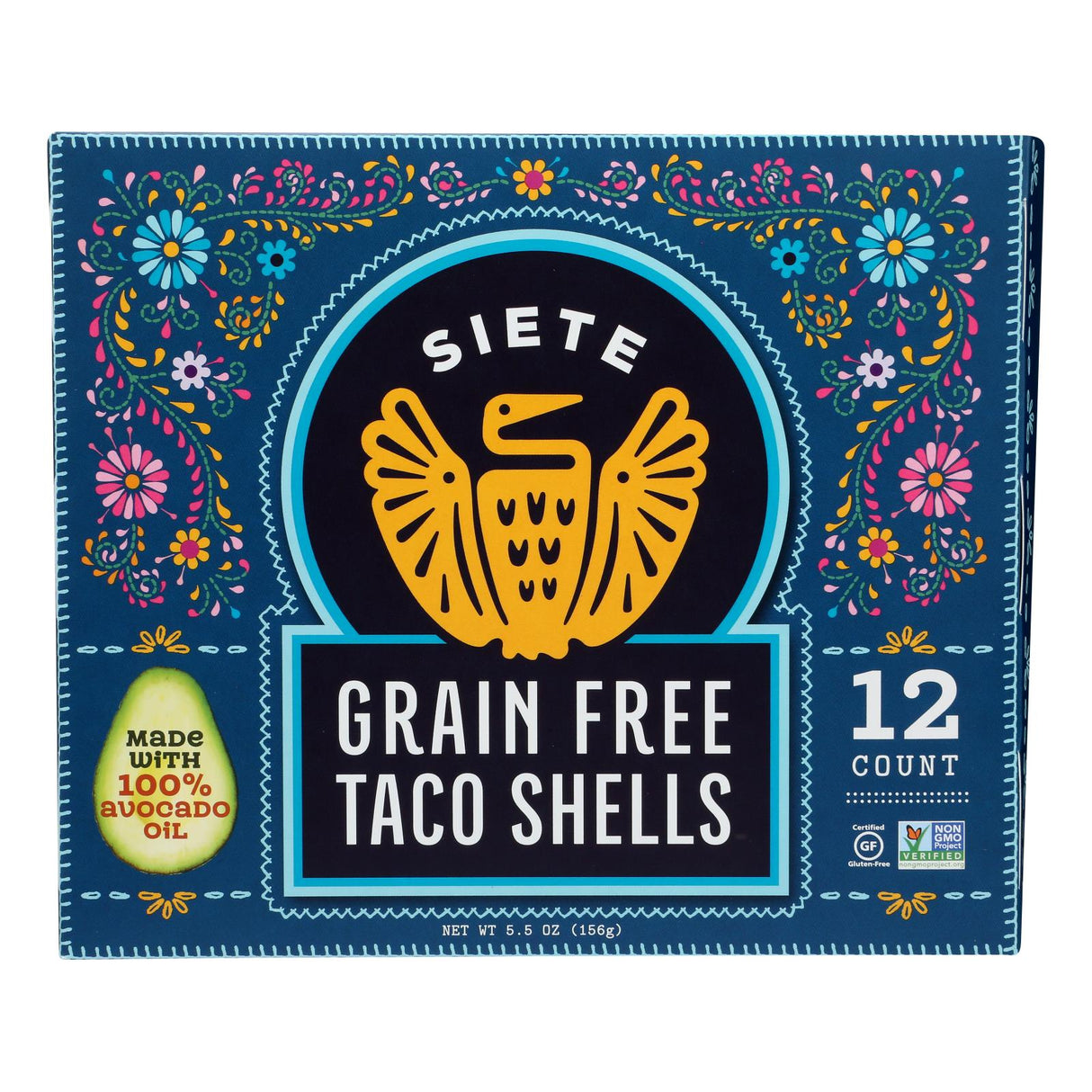 Siete Grain-Free Taco Shells: Healthy, Gluten-Free Option (12 Pack) - Cozy Farm