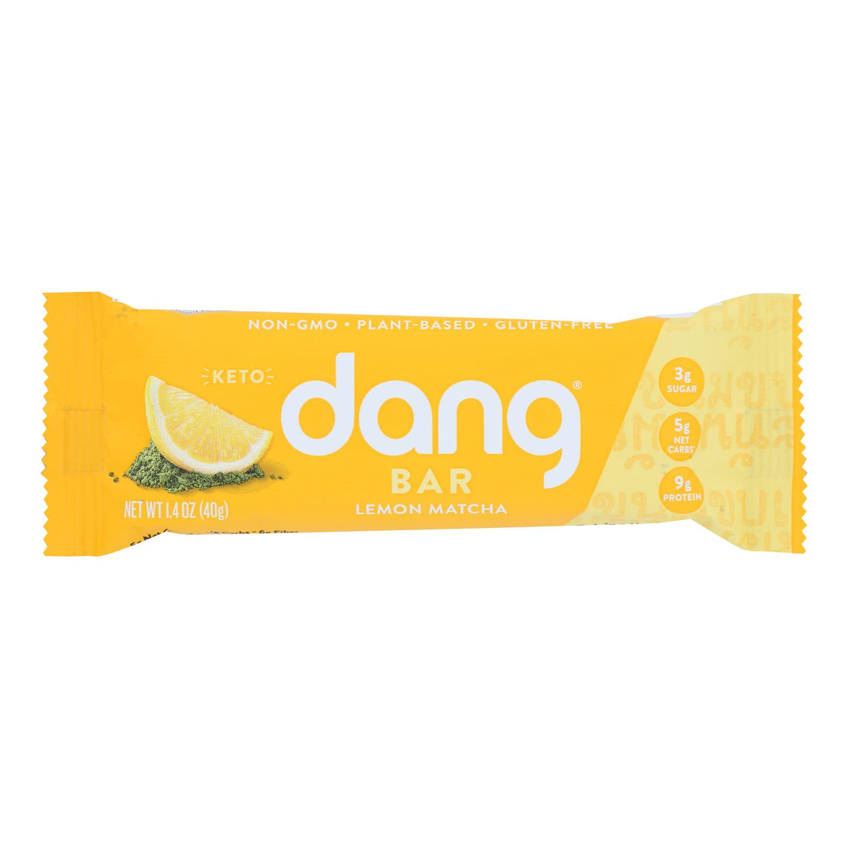 Dang Matcha Lemon Bar - Case of 12 - 1.4 oz - Cozy Farm