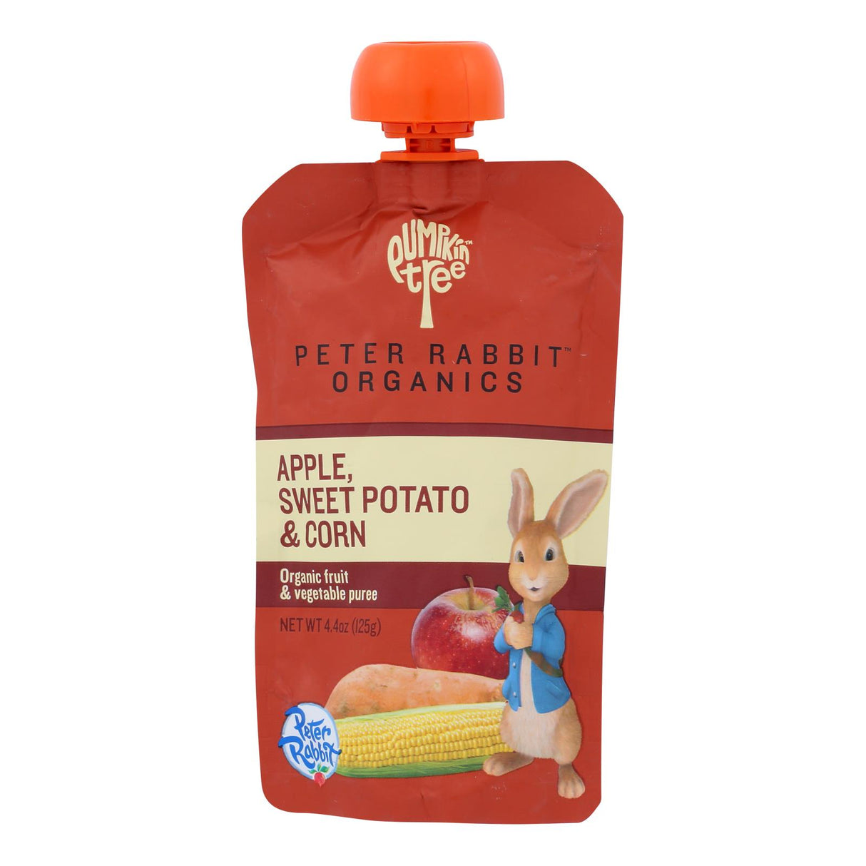 Peter Rabbit Organics Veggie Snacks - Sweet Potato, Corn, Apple - 4.4 Oz. Pack of 10 - Cozy Farm