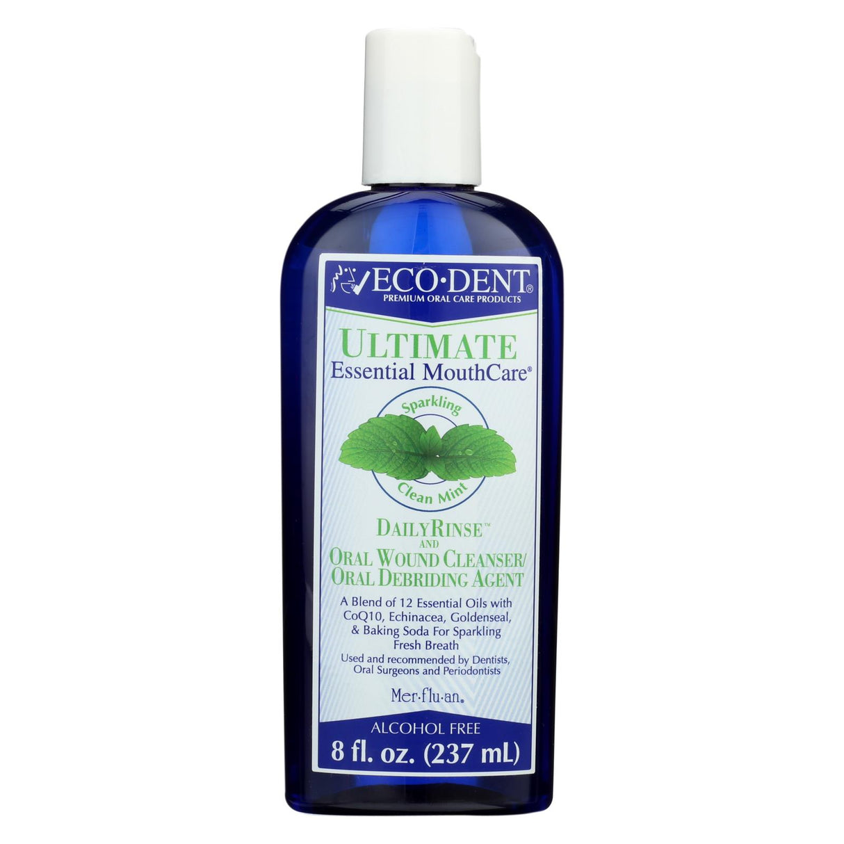 Eco-Dent Enriched with Oxygen Daily Rinse Mouthwash - 8 Oz. - Cozy Farm