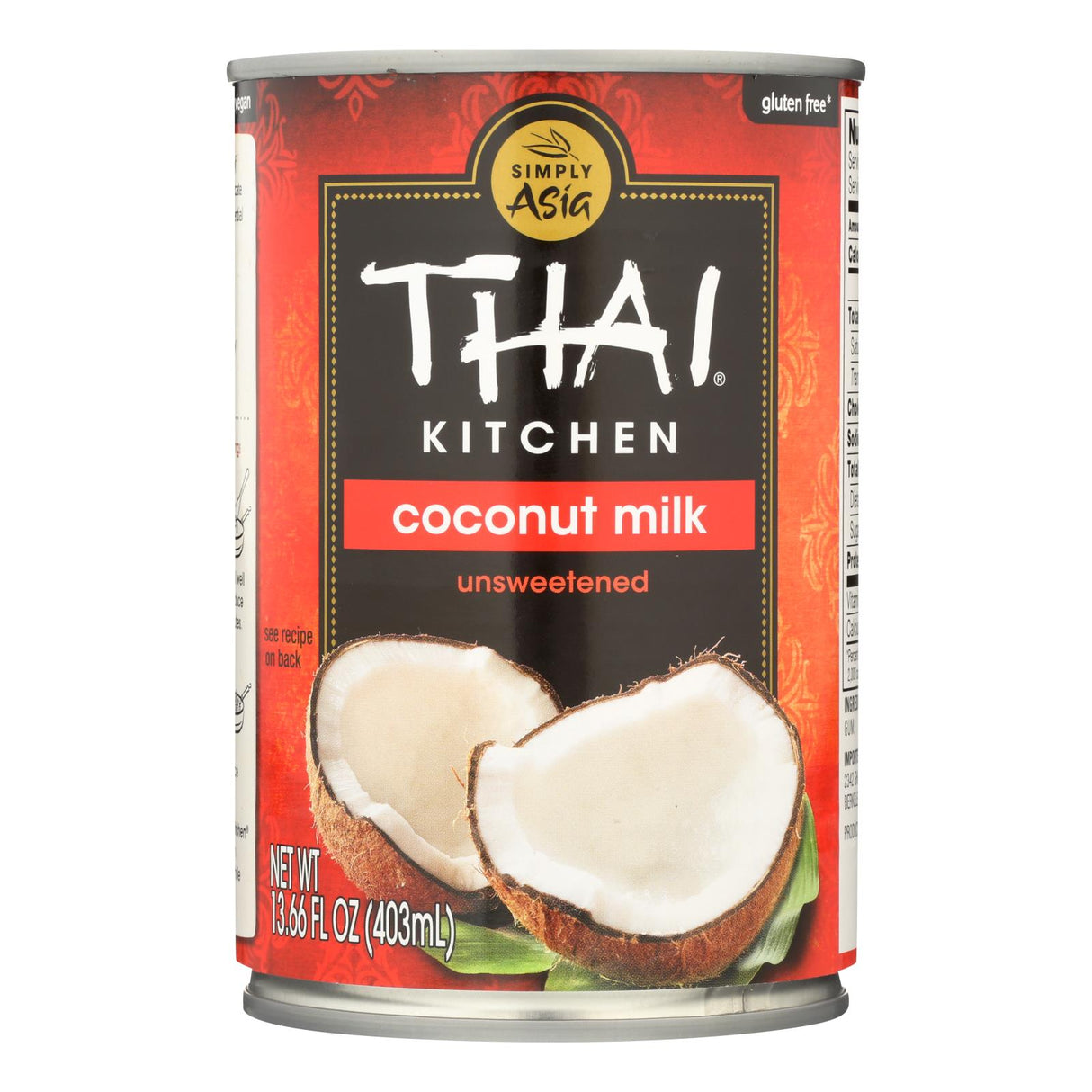Thai Kitchen Coconut Milk Case - 13.66 Fl Oz Each - Cozy Farm