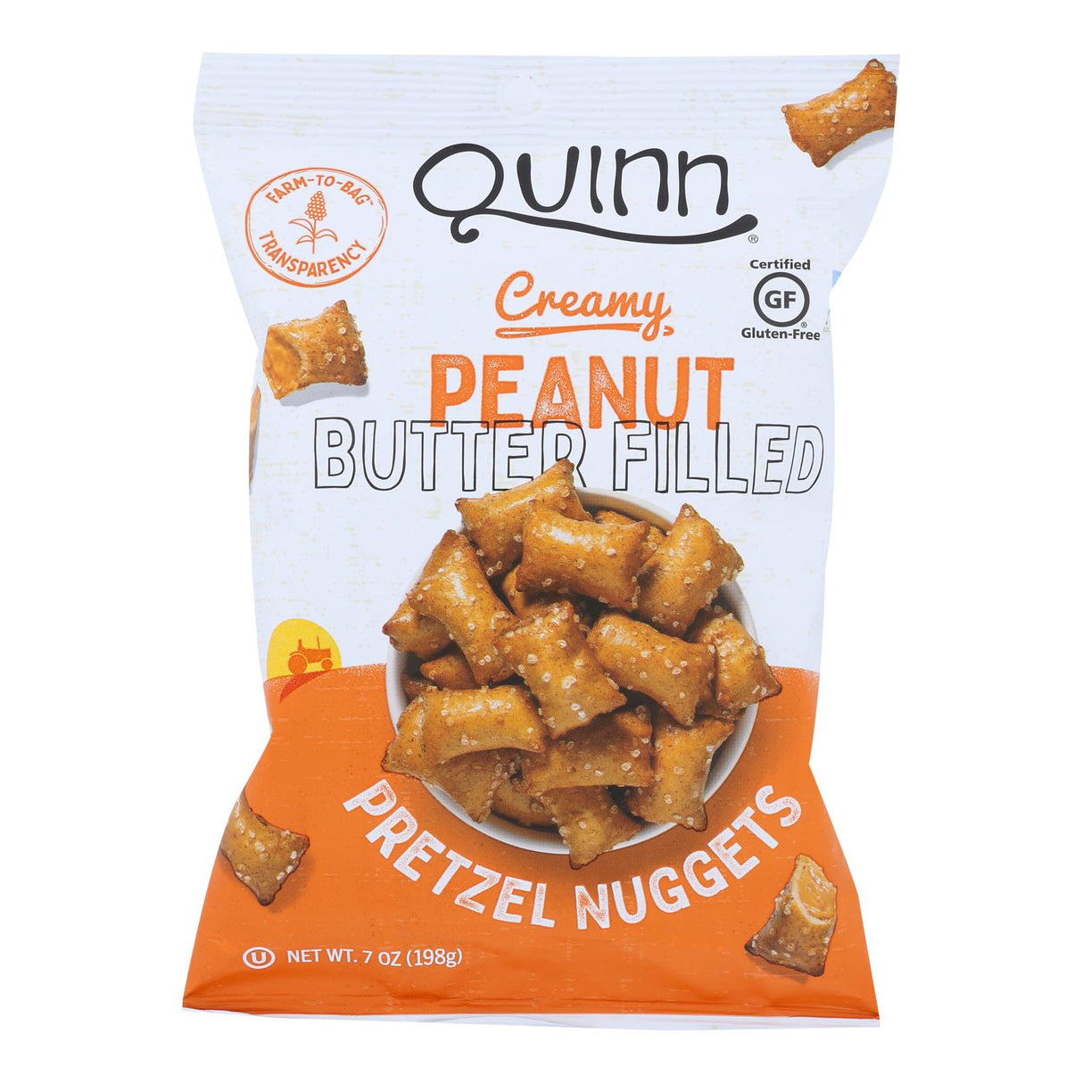Quinn Peanut Butter Nugget Pretzels, 7 Oz., Pack of 8 - Cozy Farm