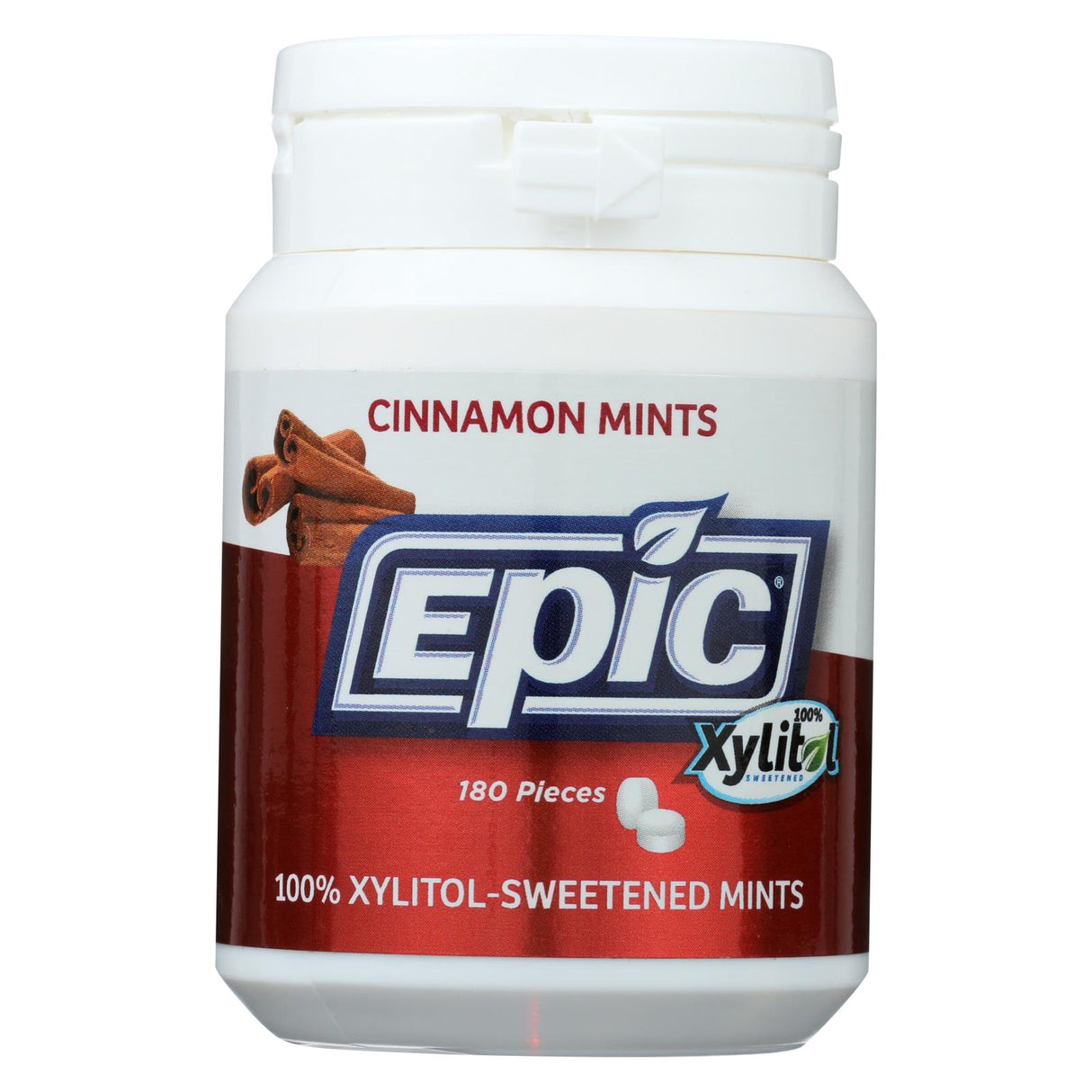Epic Dental Xylitol Mints - Cinnamon, 180 Count - Cozy Farm
